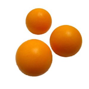 توپ فوتبال دستی نارنجی صاف بزرگ